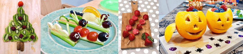 Fruit and Vegetable snack ideas