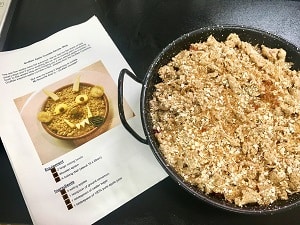 Gruffalo Apple crumble Cookbook Recipe steps- Wellbeing and Nutrition Team 