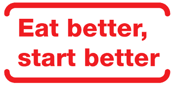 Eat better, start better logo