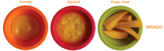 Baby Food Fruit Textures