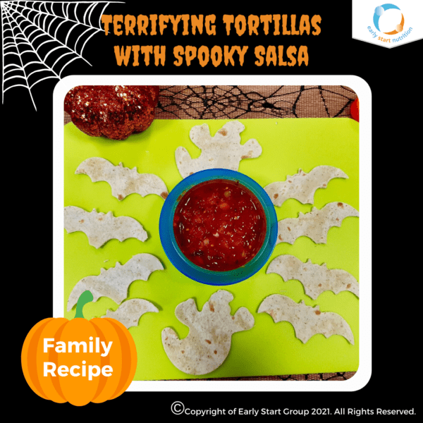 Terrifying Tortillas with Spooky Salsa
