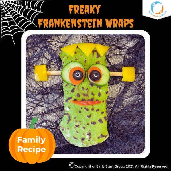 Freaky Frankenstein Wraps