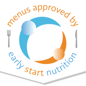 Menu approved by Early Start Nutrition logo