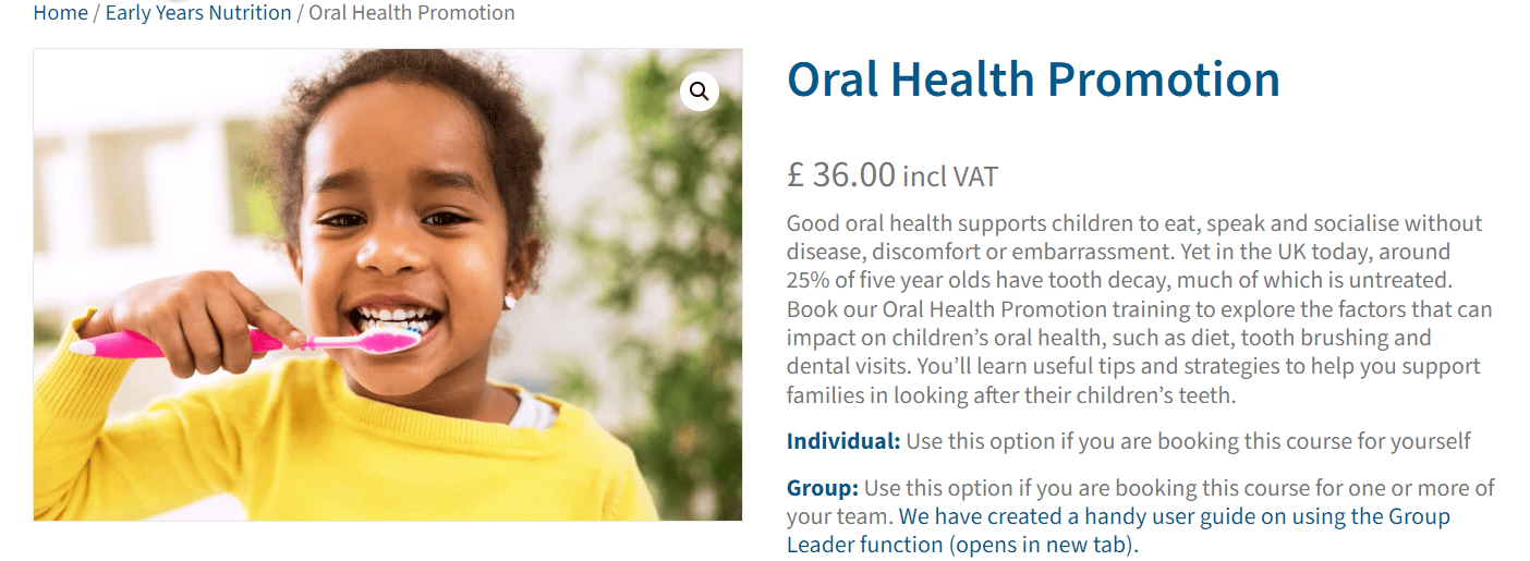 Oral Health Promotion Training